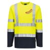 Hi-Vis Cotton Comfort Contrast T-Shirt L/S Thumbnail