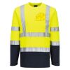 Hi-Vis Cotton Comfort Contrast T-Shirt L/S Thumbnail