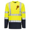 Hi-Vis Cotton Comfort Contrast T-Shirt L/S Thumbnail