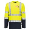 Hi-Vis Cotton Comfort Contrast T-Shirt L/S Thumbnail