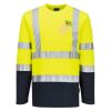 Hi-Vis Cotton Comfort Contrast T-Shirt L/S Thumbnail