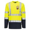 Hi-Vis Cotton Comfort Contrast T-Shirt L/S Thumbnail