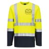 Hi-Vis Cotton Comfort Contrast T-Shirt L/S Thumbnail