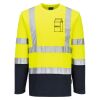 Hi-Vis Cotton Comfort Contrast T-Shirt L/S Thumbnail