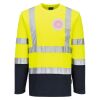 Hi-Vis Cotton Comfort Contrast T-Shirt L/S Thumbnail