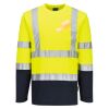 Hi-Vis Cotton Comfort Contrast T-Shirt L/S Thumbnail
