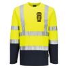 Hi-Vis Cotton Comfort Contrast T-Shirt L/S Thumbnail