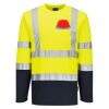 Hi-Vis Cotton Comfort Contrast T-Shirt L/S Thumbnail