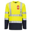 Hi-Vis Cotton Comfort Contrast T-Shirt L/S Thumbnail