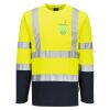 Hi-Vis Cotton Comfort Contrast T-Shirt L/S Thumbnail