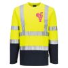 Hi-Vis Cotton Comfort Contrast T-Shirt L/S Thumbnail