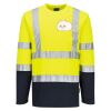 Hi-Vis Cotton Comfort Contrast T-Shirt L/S Thumbnail