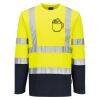 Hi-Vis Cotton Comfort Contrast T-Shirt L/S Thumbnail