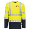 Hi-Vis Cotton Comfort Contrast T-Shirt L/S Thumbnail