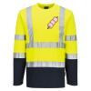Hi-Vis Cotton Comfort Contrast T-Shirt L/S Thumbnail