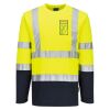 Hi-Vis Cotton Comfort Contrast T-Shirt L/S Thumbnail