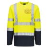 Hi-Vis Cotton Comfort Contrast T-Shirt L/S Thumbnail