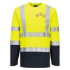 Hi-Vis Cotton Comfort Contrast T-Shirt L/S Thumbnail