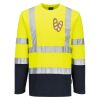 Hi-Vis Cotton Comfort Contrast T-Shirt L/S Thumbnail