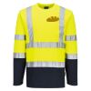 Hi-Vis Cotton Comfort Contrast T-Shirt L/S Thumbnail