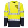 Hi-Vis Cotton Comfort Contrast T-Shirt L/S Thumbnail