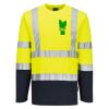 Hi-Vis Cotton Comfort Contrast T-Shirt L/S Thumbnail