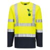 Hi-Vis Cotton Comfort Contrast T-Shirt L/S Thumbnail