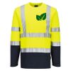 Hi-Vis Cotton Comfort Contrast T-Shirt L/S Thumbnail