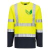 Hi-Vis Cotton Comfort Contrast T-Shirt L/S Thumbnail