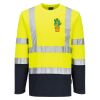 Hi-Vis Cotton Comfort Contrast T-Shirt L/S Thumbnail