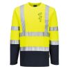 Hi-Vis Cotton Comfort Contrast T-Shirt L/S Thumbnail