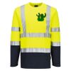 Hi-Vis Cotton Comfort Contrast T-Shirt L/S Thumbnail