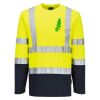 Hi-Vis Cotton Comfort Contrast T-Shirt L/S Thumbnail