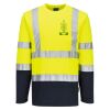 Hi-Vis Cotton Comfort Contrast T-Shirt L/S Thumbnail