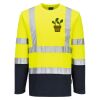 Hi-Vis Cotton Comfort Contrast T-Shirt L/S Thumbnail