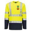 Hi-Vis Cotton Comfort Contrast T-Shirt L/S Thumbnail
