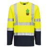 Hi-Vis Cotton Comfort Contrast T-Shirt L/S Thumbnail