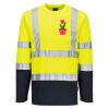 Hi-Vis Cotton Comfort Contrast T-Shirt L/S Thumbnail