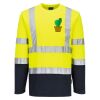 Hi-Vis Cotton Comfort Contrast T-Shirt L/S Thumbnail