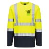 Hi-Vis Cotton Comfort Contrast T-Shirt L/S Thumbnail