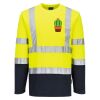 Hi-Vis Cotton Comfort Contrast T-Shirt L/S Thumbnail