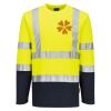 Hi-Vis Cotton Comfort Contrast T-Shirt L/S Thumbnail