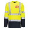 Hi-Vis Cotton Comfort Contrast T-Shirt L/S Thumbnail