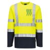 Hi-Vis Cotton Comfort Contrast T-Shirt L/S Thumbnail