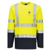 Hi-Vis Cotton Comfort Contrast T-Shirt L/S Thumbnail