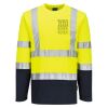 Hi-Vis Cotton Comfort Contrast T-Shirt L/S Thumbnail
