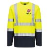 Hi-Vis Cotton Comfort Contrast T-Shirt L/S Thumbnail