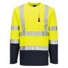 Hi-Vis Cotton Comfort Contrast T-Shirt L/S Thumbnail