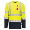 Hi-Vis Cotton Comfort Contrast T-Shirt L/S Thumbnail