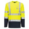 Hi-Vis Cotton Comfort Contrast T-Shirt L/S Thumbnail